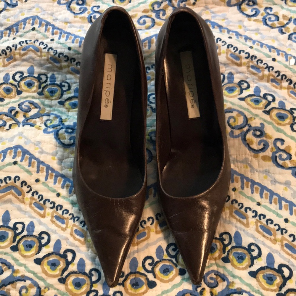 Dark brown heels